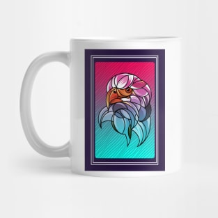 Colorful of eagle illustrations Mug